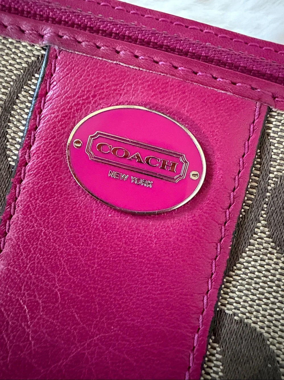 Coach Zip Around Wallet